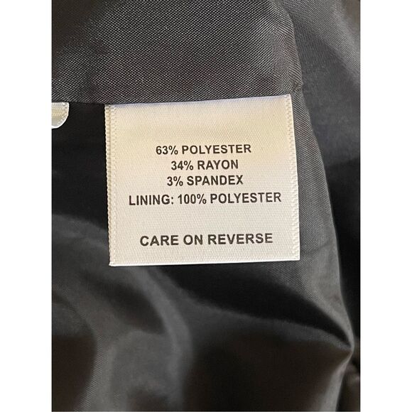 Calvin Klein Black Pencil Straight Stretch Skirt Size 6 - Picture 7 of 8